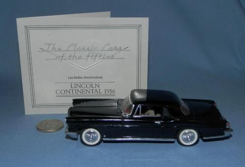 Franklin Mint 1/43 : Lincoln Continental année 1956, Hobby & Loisirs créatifs, Voitures miniatures | 1:43, Neuf, Voiture, Universal Hobbies