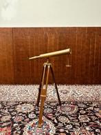 Klassieke Messing Telescoop op Staander, Antiek en Kunst, Ophalen of Verzenden
