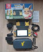 Nintendo Switch Pikachu & Eevee Edition, Ophalen of Verzenden, Zo goed als nieuw