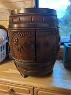 Antiek barmeubel met houtsnijwerk, Ophalen, Zo goed als nieuw