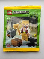 LEGO Minecraft minifig met gouden harnas, Ophalen of Verzenden, Nieuw, Complete set, Lego