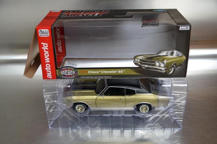 1/18 Chevrolet Chevelle SS Autoworld, Hobby en Vrije tijd, Modelauto's | 1:18, Nieuw, Auto, Overige merken, Ophalen of Verzenden