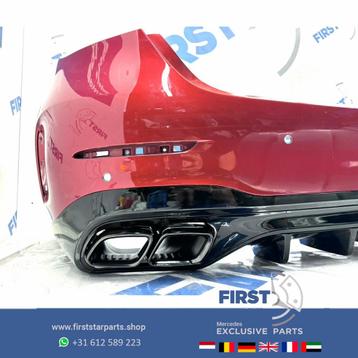 W206 C63 AMG BUMPER + DIFFUSER A2068850703 C63s ACHTERBUMPER beschikbaar voor biedingen