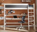 LIFETIME KIDSROOMS : Rehausseur de lit + plateau de bureau, Enlèvement, Utilisé, Une personne, Lit mi-hauteur mezzanine