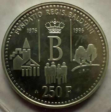 250 francs 1996 Belgique FDC argent, Monnaie en vrac, Argent, Argent, Envoi