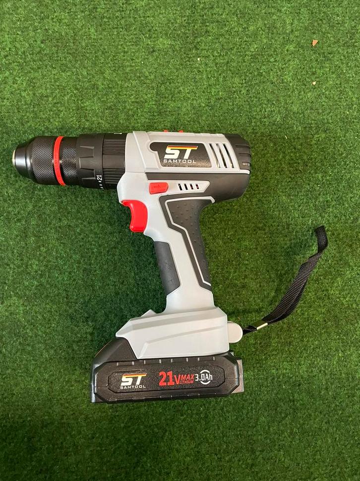 Nieuwe Samtool 21V accu klop/boormachine set, Bricolage & Construction, Outillage | Foreuses, Neuf, Perceuse, Mécanisme de percussion