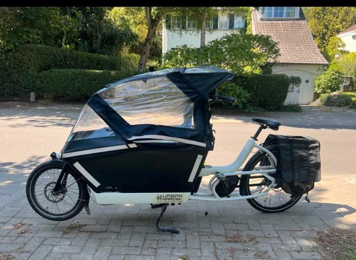 Vélo Urban Arrow - 3 places + housse de pluie, Vélos & Vélomoteurs, Vélos | Vélos avec bac, Utilisé, Autres marques, 3 enfants