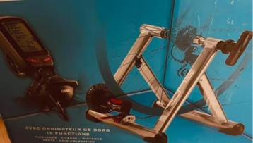 Indoor fietstrainer elite met display & wielsteun