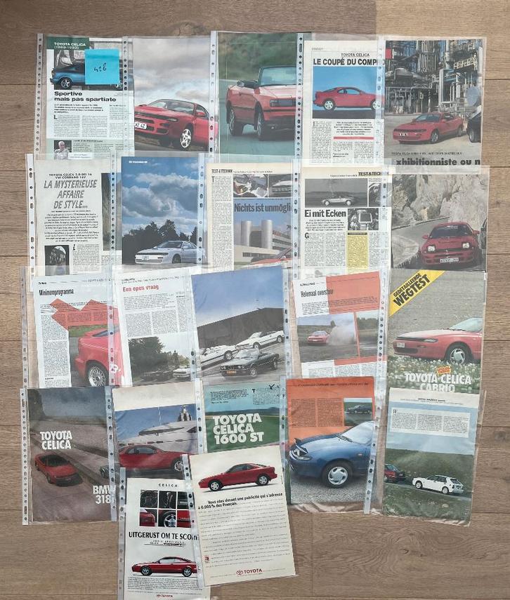 TOYOTA CELICA - ARTICLES, Livres, Autos | Brochures & Magazines, Toyota, Enlèvement ou Envoi