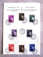 Belgium 1937 - OBP Herdenkingsblad 447/54 - MINT Condition, Zonder envelop, Gestempeld, Verzenden, Gestempeld