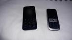 2 oude Nokia-telefoons, Telecommunicatie, Mobiele telefoons | Nokia, Ophalen, Gebruikt, Zwart, Fysiek toetsenbord