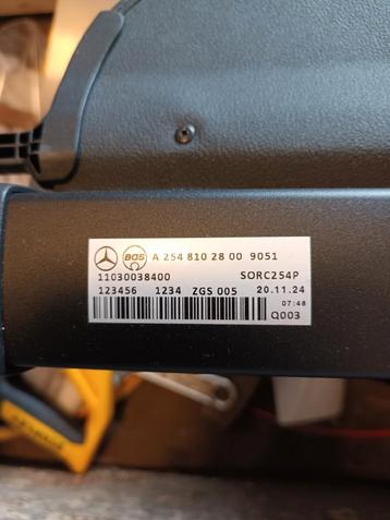 Hoedenplank/ cache bagage mercedes glc coupe 2023-24, Enlèvement