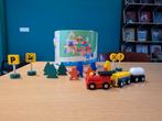Houten blokken, figuren en treintje, Enlèvement, Utilisé