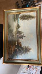 Beau tableau ancien H.Magary, Enlèvement