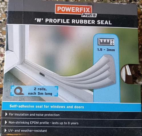 Set rubberen afdichtingsstrips van 9 mm x 6 mm, Doe-het-zelf en Bouw, Isolatie en Afdichting, Nieuw, Ophalen of Verzenden