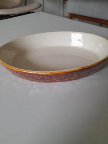 Ovalen ovenschaal Villeroy&Boch bruin beschikbaar voor biedingen