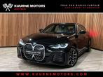 BMW i4 eDrive40 M Acc/Cam/Laser/Leder/Gps *1j garantie*, Auto's, Gebruikt, Beige, 340 pk, Zwart
