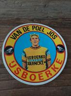 Autocollant cycliste IJsboerke Van De Poel Jos, Comme neuf, Enlèvement ou Envoi