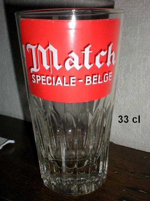 MATCH  Spéciale Belge  (Labor), Collections, Marques de bière, Utilisé, Verre ou Verres, Enlèvement ou Envoi