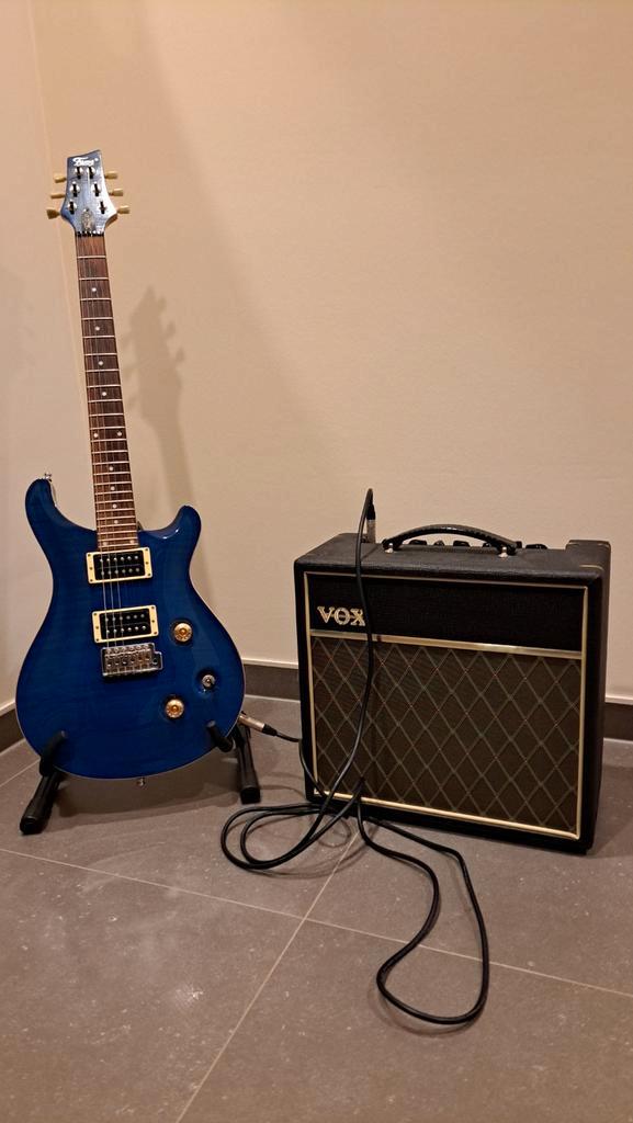 Starterspakket: Elec. Gitaar merk Fame met  VOX versterker, Muziek en Instrumenten, Snaarinstrumenten | Gitaren | Elektrisch, Gebruikt