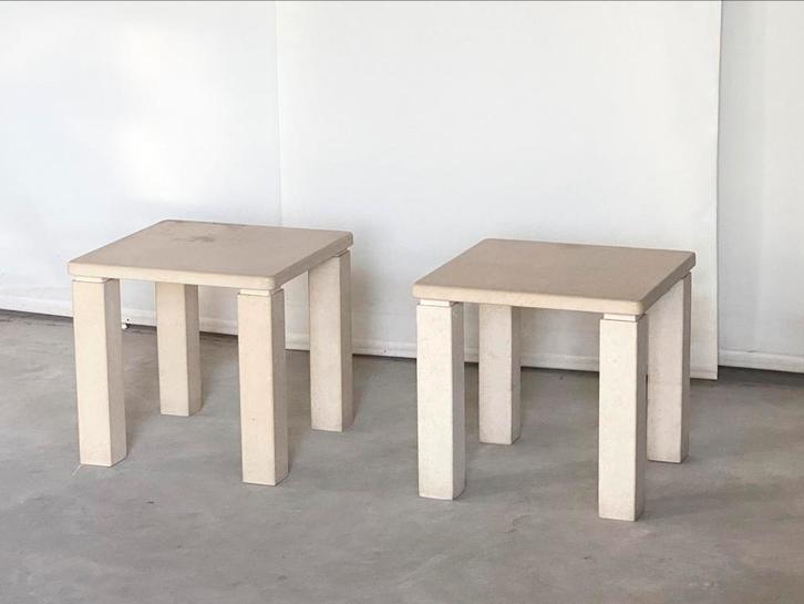 Sidetable | Travertin, Huis en Inrichting, Tafels | Sidetables, Ophalen