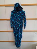 Warme onesie met blauwe leger print, Kinderen en Baby's, Kinderkleding | Maat 146, Gebruikt, Ophalen