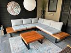 Loungeset teakhout 250x250cm, Tuin en Terras, Tuinsets en Loungesets, Ophalen, Hout, Loungeset