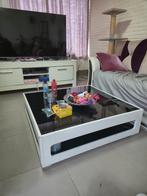 Salon tafel 90X93X27, Ophalen, Gebruikt, 50 tot 100 cm, Glas