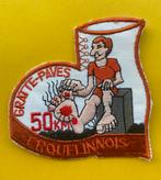 ERQUELINNES - Splendide badge en tissu brodé !, Enlèvement ou Envoi, Neuf