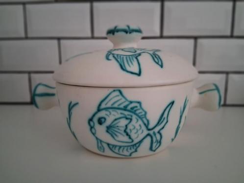 Vintage Vallauris: keramiek pot. Zeldzaam!, Antiek en Kunst, Antiek | Schalen, Ophalen of Verzenden