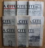 9 vieux journaux La Cité de 1972-1975, Gelezen, Krant, Ophalen of Verzenden