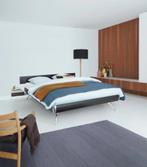 Auping kingzise design bed met nieuwe niet beslapen matrasse, Modern, Ophalen of Verzenden, Overige maten, Bruin