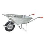 KRUIWAGEN VERZINKT 130 l  BREDE PLATTE NEUS, Tuin en Terras, Ophalen of Verzenden, Nieuw