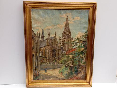 oud schilderij ALBERT SERVAES (1883-1966), Antiek en Kunst, Kunst | Schilderijen | Klassiek, Ophalen of Verzenden