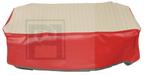 Bekleding PV544 achterbank hoes rug rood-beige vinyl 25-144, Ophalen of Verzenden, Nieuw