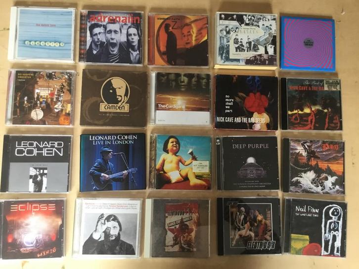 72 cd’s - rock, metal, punk, dance, hiphop, Cd's en Dvd's, Cd's | Rock, Zo goed als nieuw