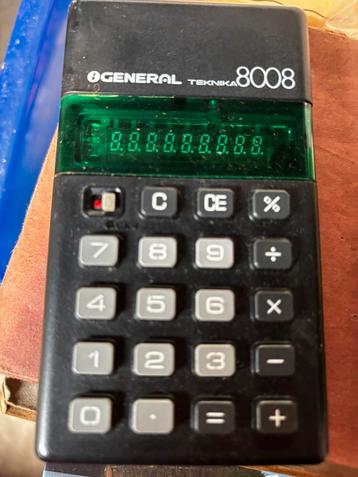 Calculatrice des années 70 General Teknika 8008, Enlèvement ou Envoi, Autres types