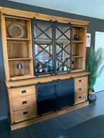 Eettafel, dressoir met vitrinekast en tv meubel, Ophalen, Zo goed als nieuw