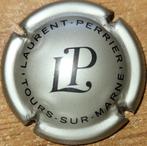 Champagnecapsule LAURENT-PERRIER zilver & zwart nr 58a, Verzamelen, Wijnen, Ophalen of Verzenden, Nieuw, Frankrijk, Champagne