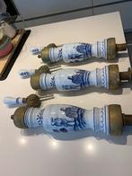 Drie “niet” identieke tapkranen. Koper/Delft., Antiek en Kunst, Ophalen