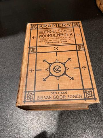 Kramers' Engelsch woordenboek Engelsch - Nederlandsch 14e dr beschikbaar voor biedingen