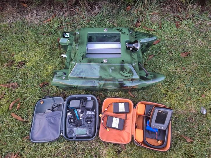 Voerboot big dropper nieuwstaat met 1 jaar Garantie, Watersport en Boten, Hengelsport | Karpervissen, Haak, Ophalen of Verzenden