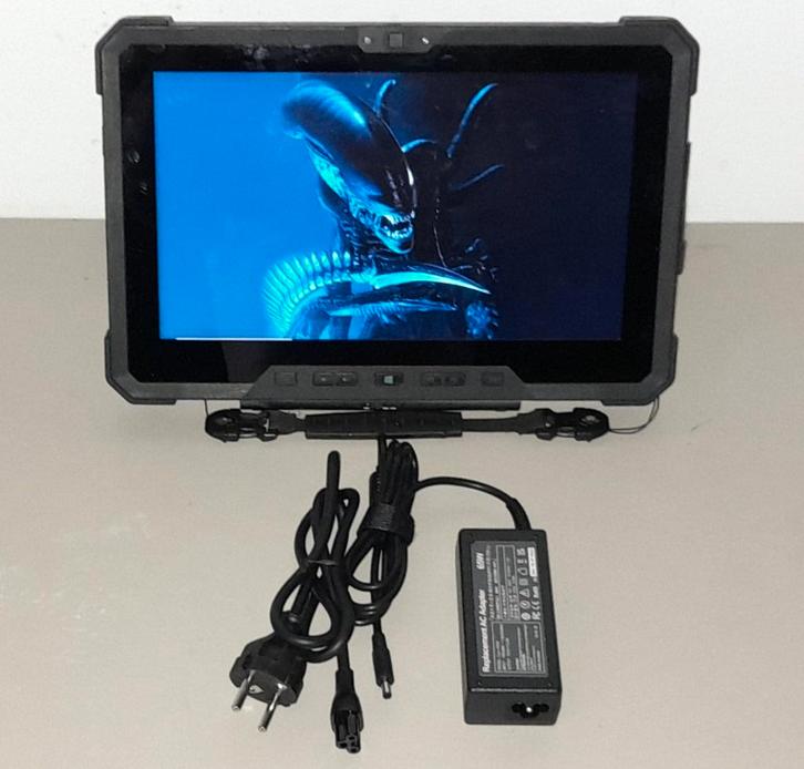 FULLY RUGGED DELL 7212 1TB SSD 8GB RAM WINDOWS 11 SIM CARD, Computers en Software, Windows Tablets, Gebruikt, Wi-Fi en Mobiel internet