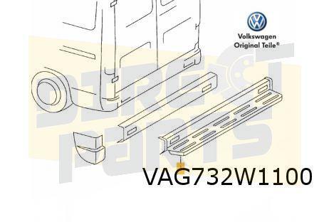Volkswagen LT (10/96-7/06) Achterbumper (met opstap) (B41 sa, Auto-onderdelen, Carrosserie, Bumper, Volkswagen, Achter, Nieuw