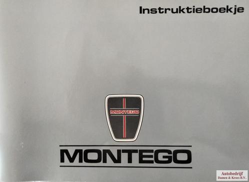 Instructieboekje Montego 1,6 en 2,0 AKM6290 (2e druk) - Dutc, Auto diversen, Handleidingen en Instructieboekjes, Ophalen of Verzenden