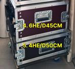 4 Flight cases 19" DD (3x4HE, 1x6HE), Musique & Instruments, Boîtiers & Valises, Enlèvement, Utilisé, Flight case