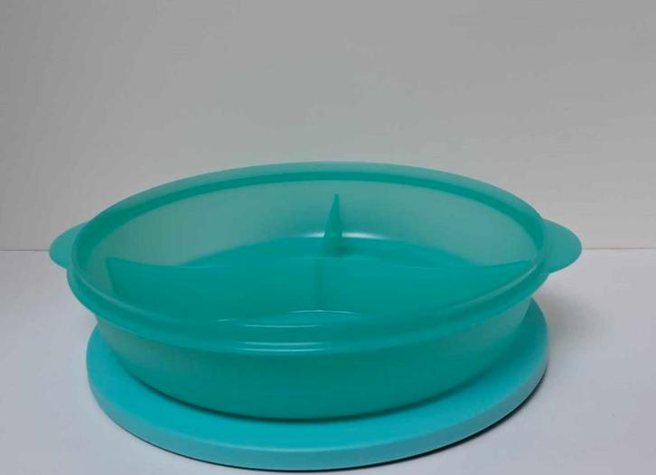 Tupperware™ « Assiette Compartimentée Crystalwave » bleu, Maison & Meubles, Cuisine| Tupperware, Neuf, Récipient ou Bol, Bleu