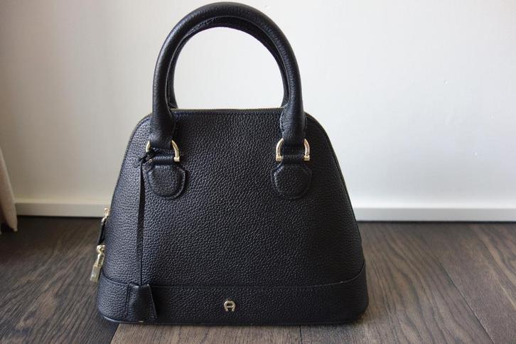 Sac cuir noir "AIGNER" Envoi compris, Bijoux, Sacs & Beauté, Sacs | Sacs Femme, Comme neuf, Noir, Envoi