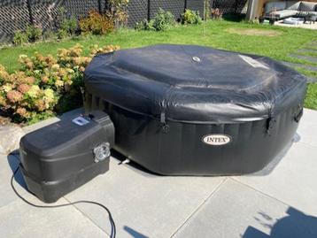 Intex spa met 6 jets, Tuin en Terras, Ophalen, Gebruikt, Grondzeil, Opblaasbaar