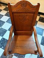 chaise en bois, Ophalen, Ancien, Bruin, Zo goed als nieuw